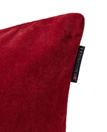 Wrapped velvet cushion cover 50x50 cm - Red - Lexington