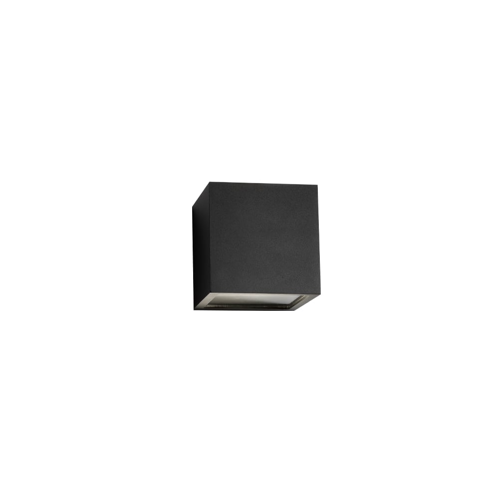 Light-Point Cube wall lamp Black