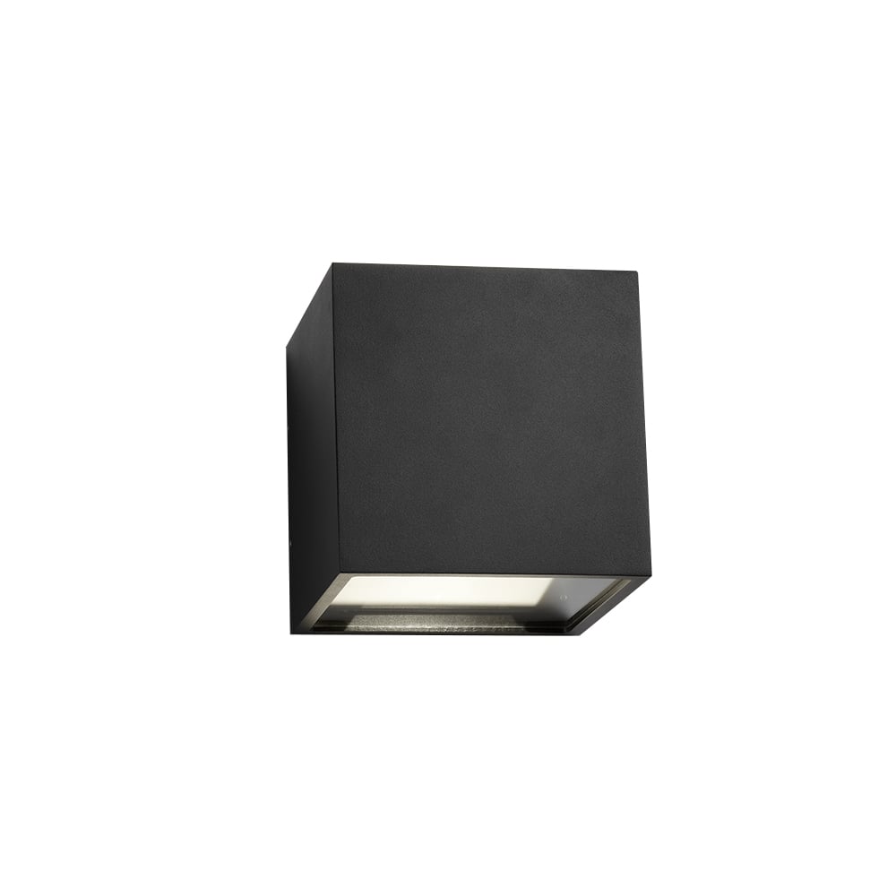 Light-Point Cube XL Up/Down wall lamp Black, led