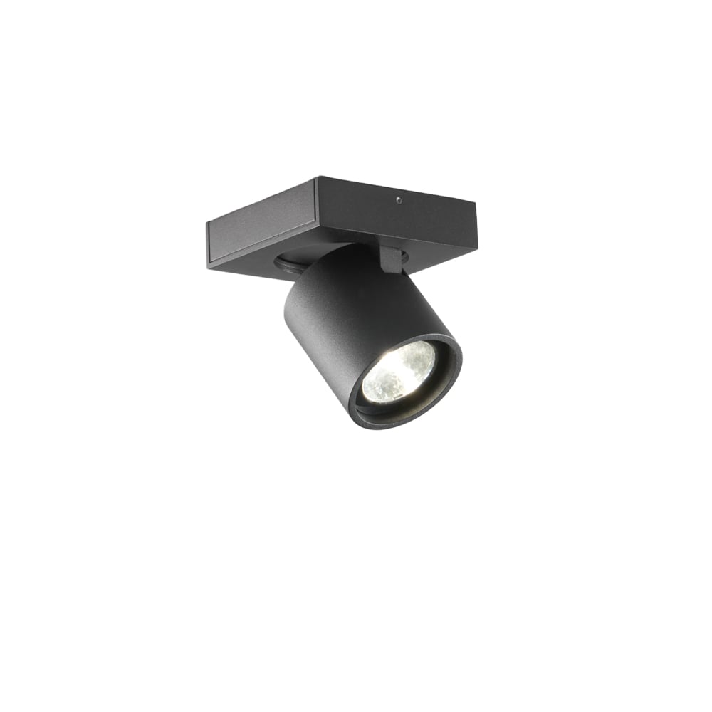 Light-Point Focus 1 wall and ceiling lamp Black, 2700 kelvin