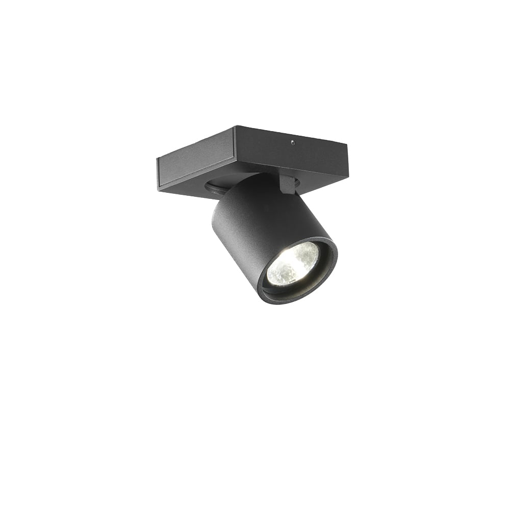 Light-Point Focus Mini 1 wall and ceiling lamp Black, 2700 kelvin