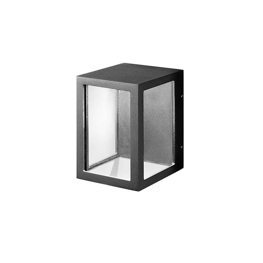 Light-Point Lantern W2 wall lamp Black