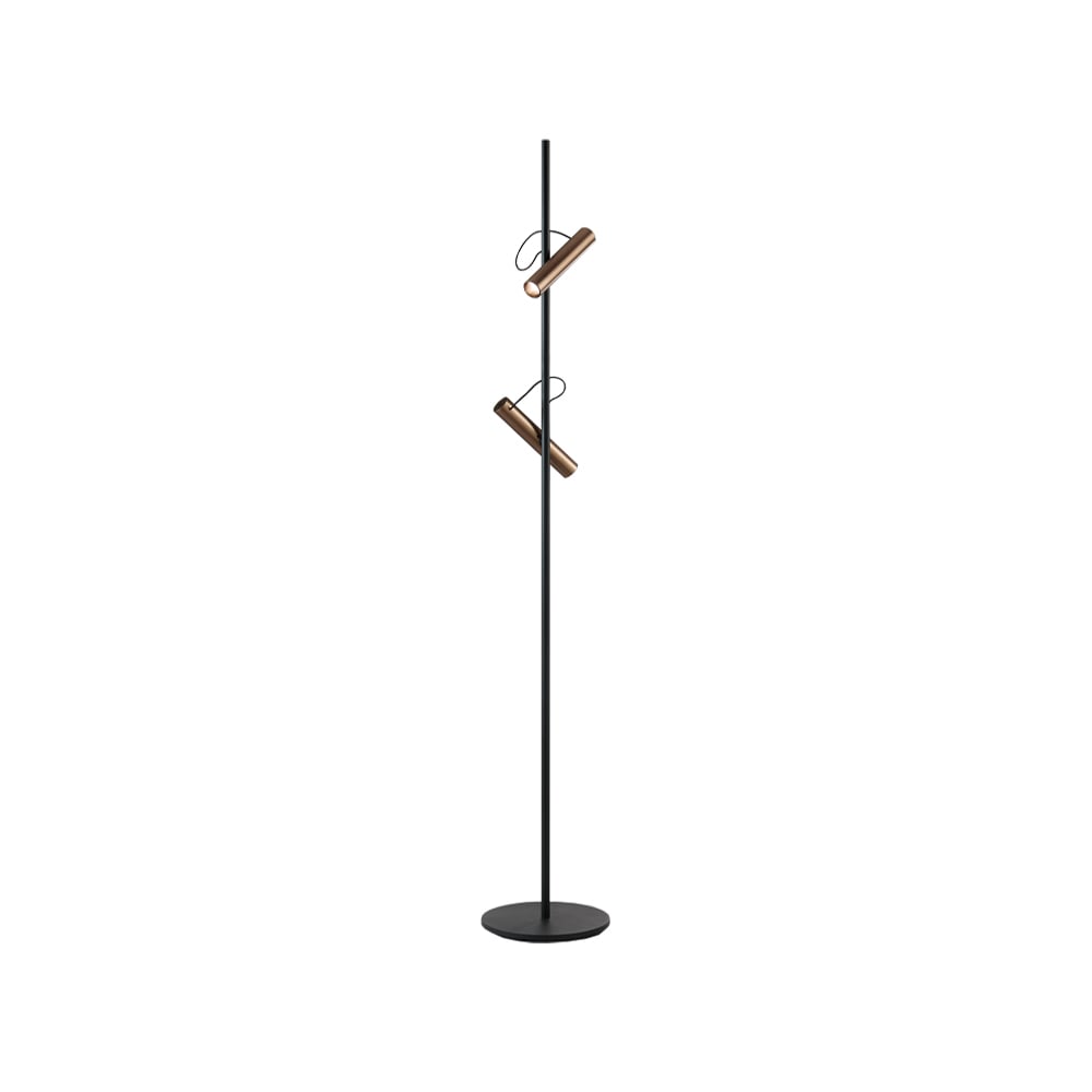 Light-Point Spirit F1 floor lamp Black/rose gold