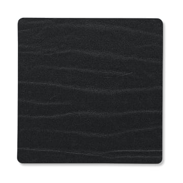 Buffalo coaster reversible square 1 pcs - black-nature - LIND DNA