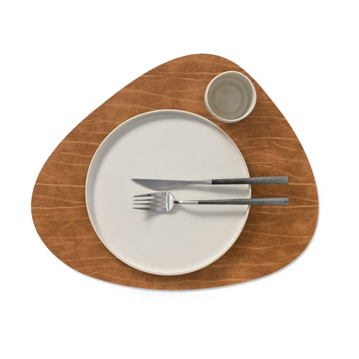 Buffalo placemat reversible curve L 1 pcs, black-nature LIND DNA