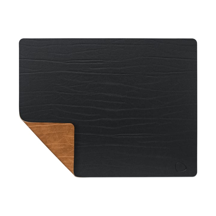 Buffalo placemat reversible square 1 pcs - black-nature - LIND DNA