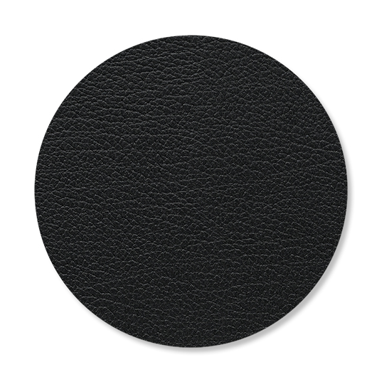 LIND DNA Bull coaster circle black | Scandinavian Design | Coasters | Black