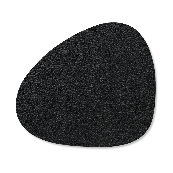 LIND DNA Bull coaster curve black | Scandinavian Design | Coasters | Black