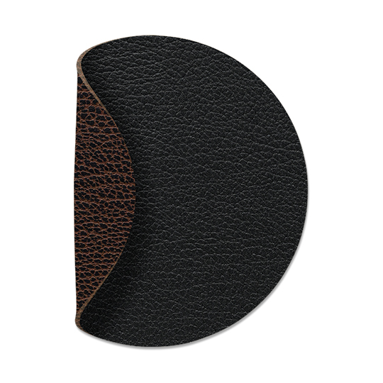 LIND DNA Bull coaster reversible circle 1 pcs black-brown