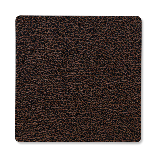 LIND DNA Bull coaster square brown | Scandinavian Design | Coasters | Brown