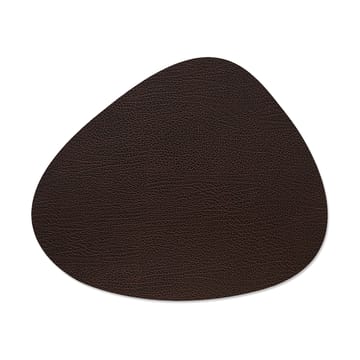 Bull placemat reversible curve L 1 pcs - black-brown - LIND DNA