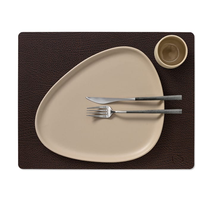 Bull placemat square, brown LIND DNA