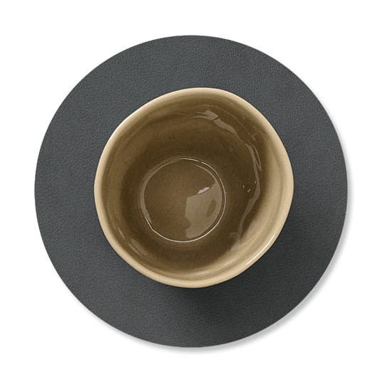 Cloud coaster reversible  circle 1 pcs, anthracite-light grey LIND DNA