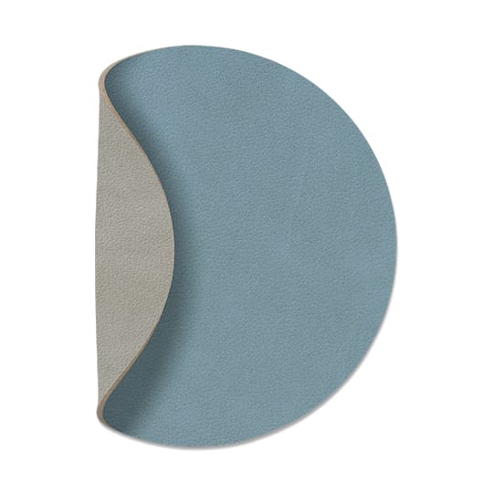 Cloud coaster reversible  circle 1 pcs - lightblue-light grey - LIND DNA