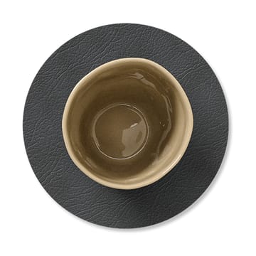 Cloud-Nupo coaster reversible circle 1 pcs - anthracite-pastel green - LIND DNA