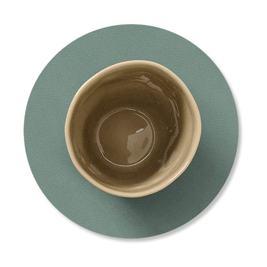 Cloud-Nupo coaster reversible circle 1 pcs, anthracite-pastel green LIND DNA