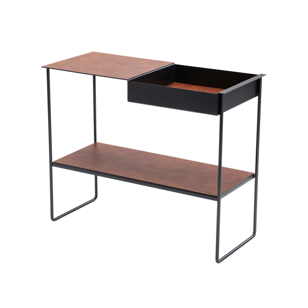 LIND DNA Console Bull Storage console table Cognac