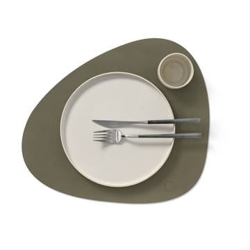 Curve Nupo placemat - Army green - LIND DNA