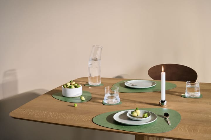 Hippo placemat curve M, Forest green LIND DNA