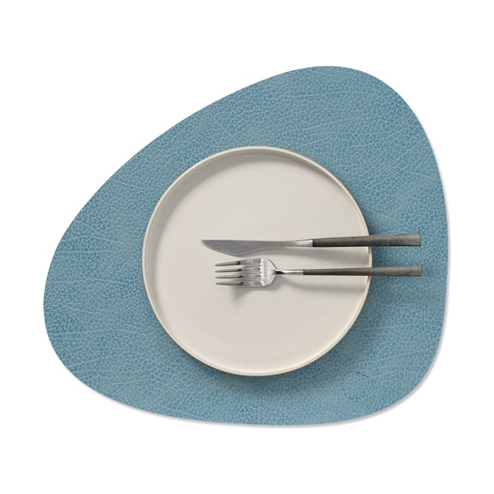 Hippo placemat curve M, Light blue LIND DNA