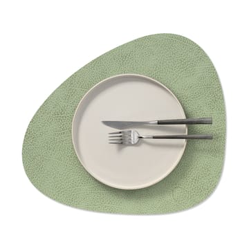 Hippo placemat curve M - Olive green - LIND DNA