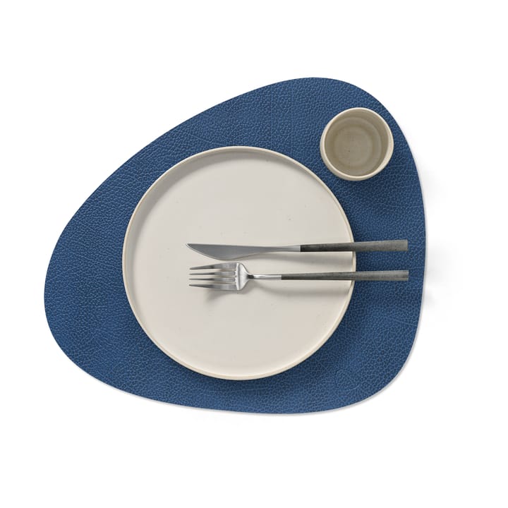 Hippo placemat curve, marine blue LIND DNA