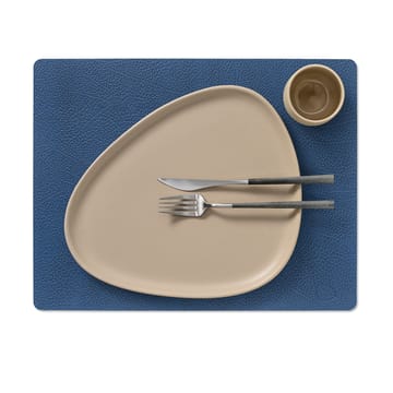 Hippo placemat square - marine blue - LIND DNA