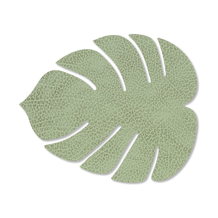 Monstera Leaf Hippo coaster - Olive green - LIND DNA