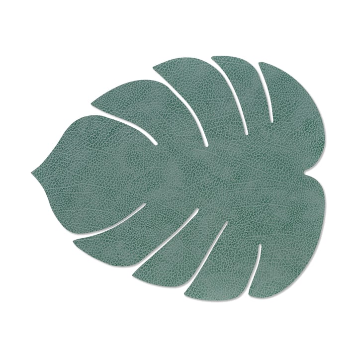 Monstera Leaf Hippo placemat L - Pastel green - LIND DNA