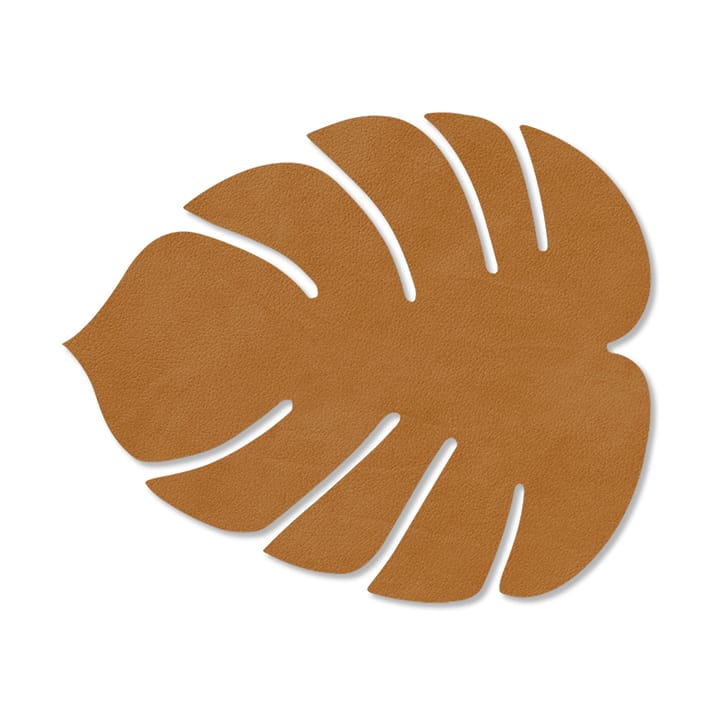 Monstera Leaf Nupo coaster - Burned curry - LIND DNA