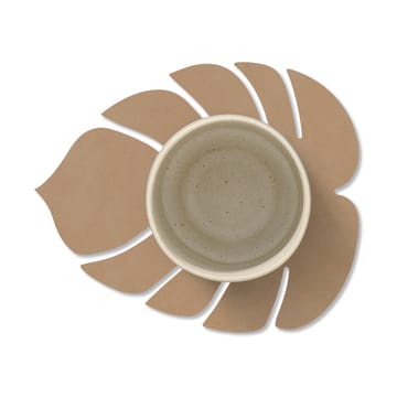 Monstera Leaf Nupo coaster - Nougat - LIND DNA