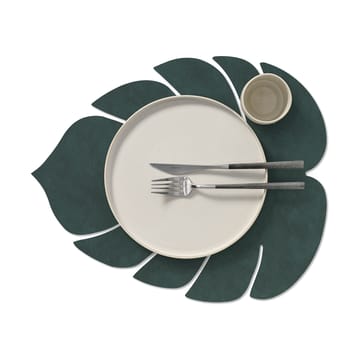 Monstera Leaf Nupo placemat L - Dark green - LIND DNA