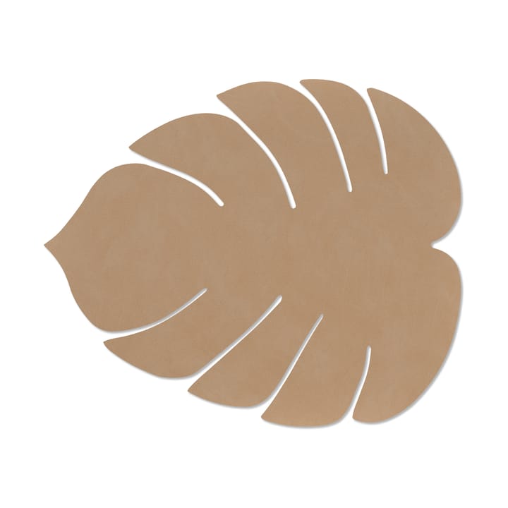 Monstera Leaf Nupo placemat L - Nougat - LIND DNA