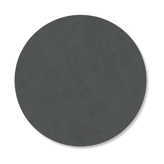 LIND DNA Nupo coaster circle anthracite grey | Scandinavian Design | Coasters | Grey