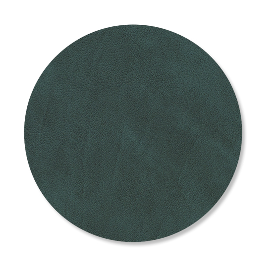 LIND DNA Nupo coaster circle dark green | Scandinavian Design | Coasters | Green