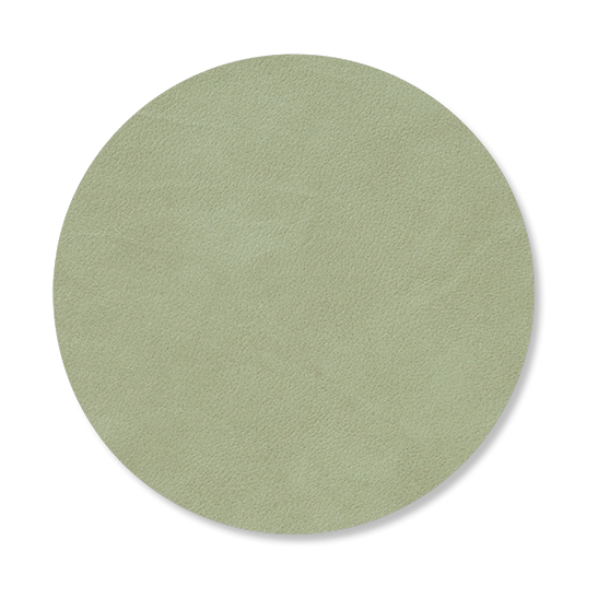 LIND DNA Nupo coaster circle Olive green | Scandinavian Design | Coasters | Green