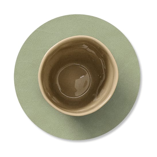 Nupo coaster circle reversible 1 pc, Dark green-olive green LIND DNA