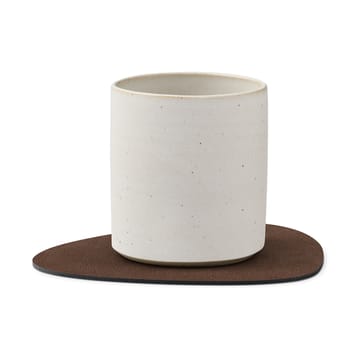 Nupo coaster curve - dark brown - LIND DNA