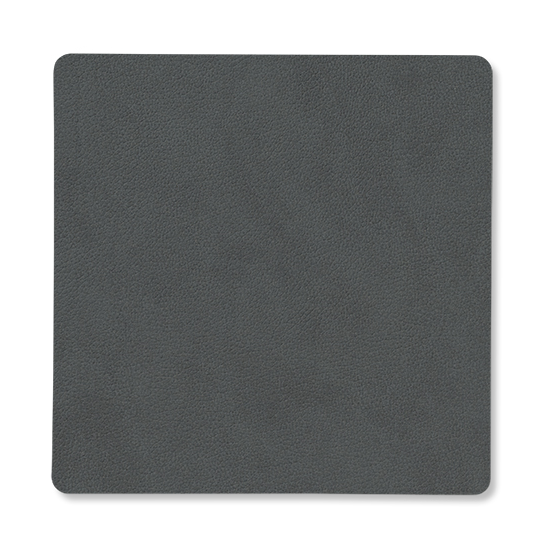 LIND DNA Nupo coaster square anthracite grey | Scandinavian Design | Coasters | Grey