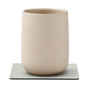 Nupo coaster square - metallic (stone grey) - LIND DNA