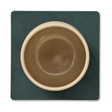 Nupo coaster square reversible 1 pcs - Dark green-olive green - LIND DNA