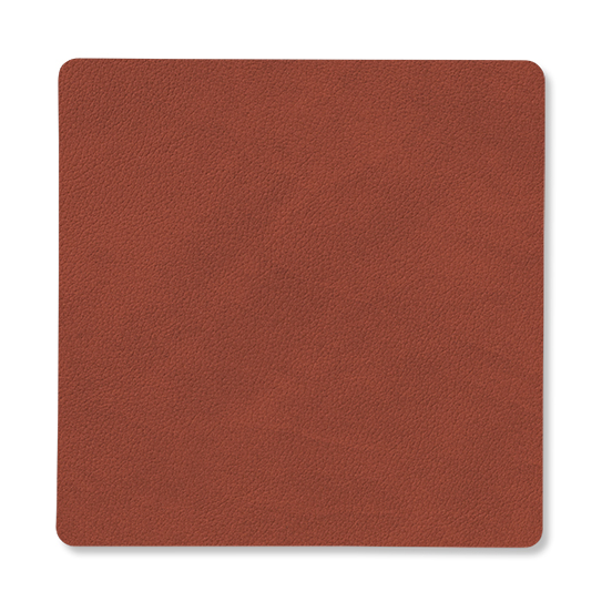 LIND DNA Nupo coaster square Sienna | Scandinavian Design | Coasters | Red