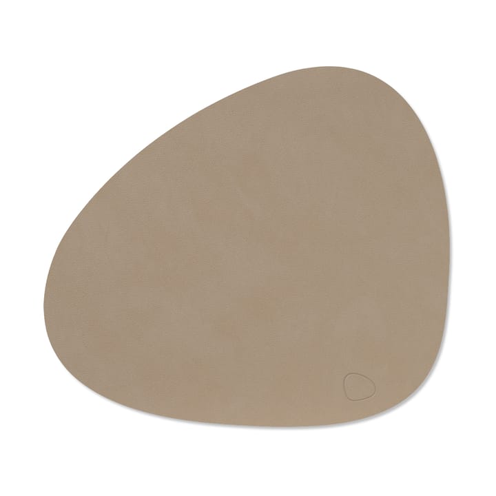 Nupo place mat curve M - Clay brown - LIND DNA