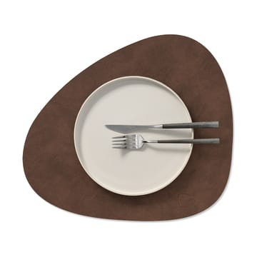 Nupo place mat curve M - Dark brown - LIND DNA