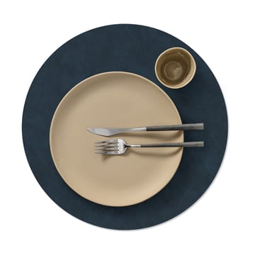 Nupo placemat circle XL - Midnight blue - LIND DNA