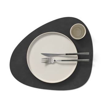 Nupo placemat curve L - black - LIND DNA