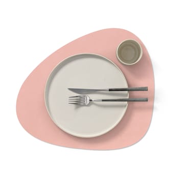 Nupo placemat curve L - pink - LIND DNA