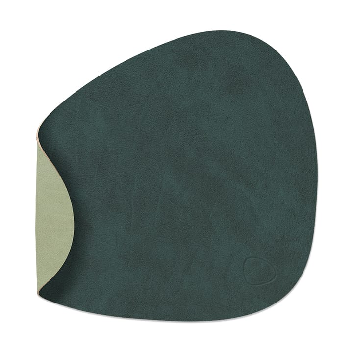 Nupo placemat curve reversible S 1 pcs - Dark green-olive green - LIND DNA