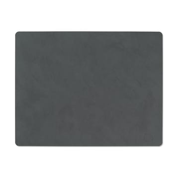 Nupo placemat reversible square L 1 pc - anthracite-light grey - LIND DNA