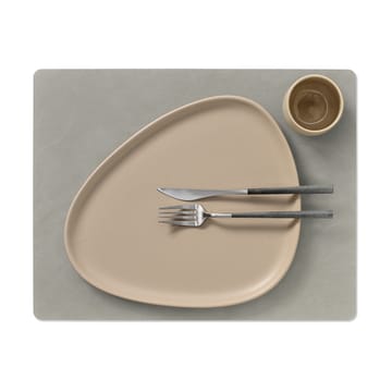 Nupo placemat reversible square L 1 pc - anthracite-light grey - LIND DNA